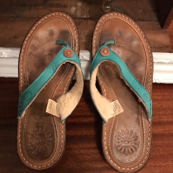 turquoise ugg slippers
